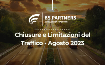 Chiusure e Limitazioni del Traffico  – Agosto 2023